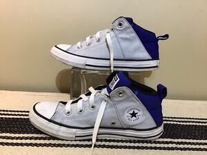 Kids Converse Chuck Taylor All Star Axel Mid Top Shoe Sz US 2 Cushion Insole